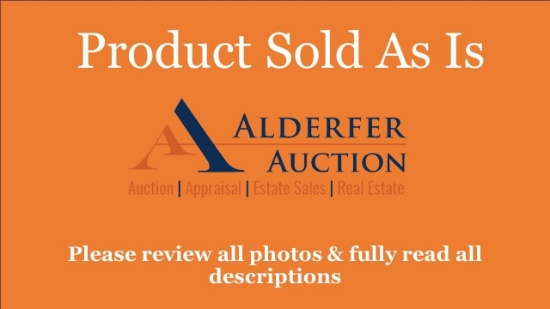 Product is Sold AS IS