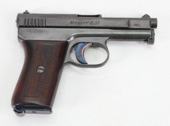 Mauser M1910 Semi Automatic Pistol