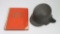 German style Helmet And Adolf Hitler Book