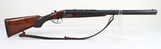 Pre War German Heinrich Munch Aachen/Ernst Kerner Drilling Combination SxS Shotgun/Rifle