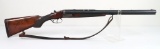 Pre War German Heinrich Munch Aachen/Ernst Kerner Drilling Combination SxS Shotgun/Rifle