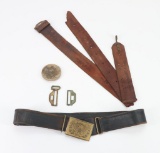 Civil War Belts, Buckle And Belt Plate