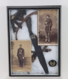 Framed Civil War Artifacts And More