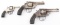 Lot Of 3 Double Action Revolvers