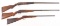Lot of 3 Single Shot Longarms