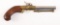 Contemporary CMC New Orleans Ace Screw Barrel Percussion Pistol