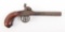 Antique Belgian Percussion SxS Pistol