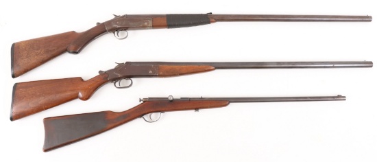 Lot of 3 Single Shot Longarms