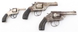 Lot Of 3 Double Action Revolvers
