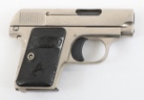 Colt 1908 Hammerless Semi Automatic Pistol