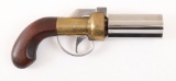 Contemporary CMC Bar Hammer Percussion Pepperbox Pistol