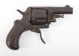 Antique Belgian Folding Trigger Revolver