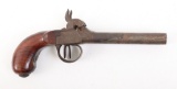 Antique Belgian Percussion SxS Pistol