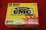 Box of 250, Remington 45 Auto, 230 gr