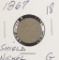 1867 Shield Nickel - G