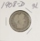 1908 D Barber Quarter - G