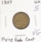 1857 Flying Eagle Cent - VG