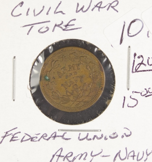 Civil War Token - Federal Union -Army/Navy