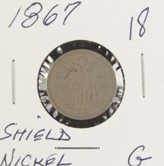 1867 Shield Nickel - G