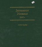 Set of Jefferson Nickels 2007-2016 with Proofs in Archival Album