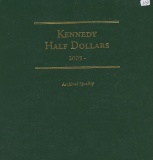 Kennedy Half Dollar Collection 2005-2016 With Proofs & Silver Proofs in Archival Album