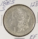 1885-S  Morgan Dollar -EF