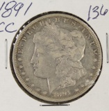 1891-CC Morgan Dollar - VF