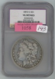 1893-S Morgan Dollar -NGG-VG Details Damaged