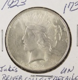 1922 Peace Dollar UNC Details - Cleaned - Jules Reiver Collection