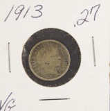 1913 Barber Dime - VG