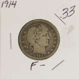 1914 Barber Quarter - F