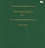 Lincoln Cents 2012-2016 - UNC & Proofs- Archival Album