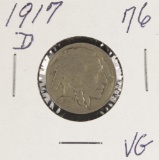 1917 - D Buffalo Nickel - VG