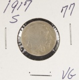 1917 - S Buffalo Nickel - VG