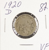1920 - D Buffalo Nickel - VF
