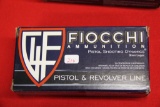 Box of 50, Fiocchi 9 mm Luger 115 gr FMJ
