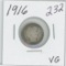 1916 Barber Dime - VG