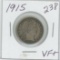 1915 Barber Quarter - VF+