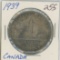 1939 Canadian Silver Dollar - XF