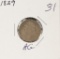 1829 Capped Bust Dime - AG