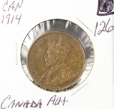 1914 Canada Large Cent -AU