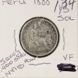 1888 Peru 1/5 Soh - VF