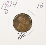 1924-D Lincoln Cent - VF