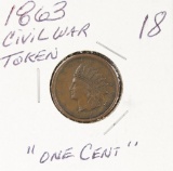 1863 Civil War Token