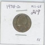 1938-D Jefferson Nickel - UNC
