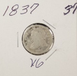 1837 Capped Bust Dime - VG