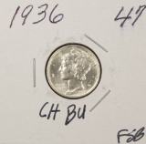 1936 Mercury Dime - BU