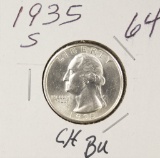 1935-S Washington Quarter - BU