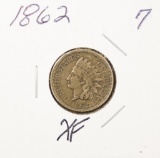 1862 Indian Head Cent - XF