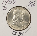 1959-D Franklin Half Dollar - BU